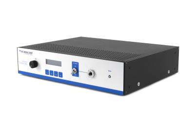 smartamp™ power amplifier, 400 w, 92% efficient, interlock and clip detection, air supply safety switch, air pressure regulator/gage, dc output supply voltage, continuous gain adjustment, 100-240v line power.